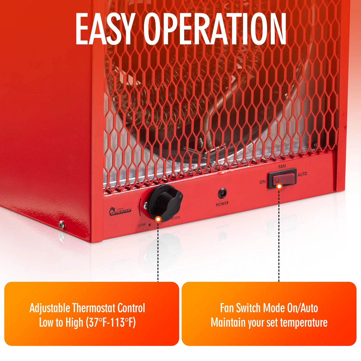 Dr. Infrared Heater DR-988 | 5600W 240V / 19,000 BTU/hr