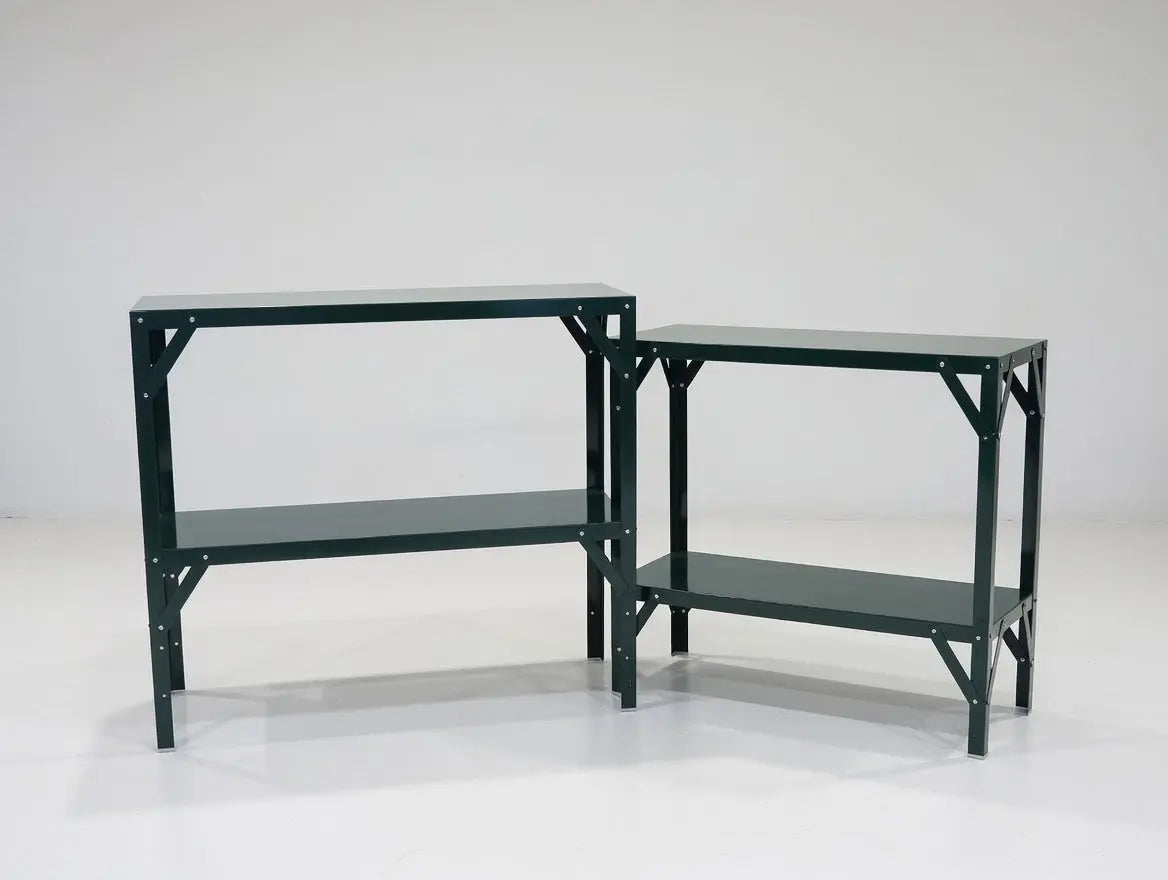Powder Coated Steel Two Tier Staging Table Grandio Greenhouses