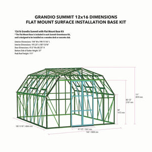 Printable spec sheet flat base