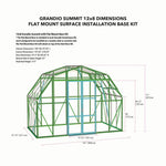 Grandio Summit 12x8 Grandio Greenhouses