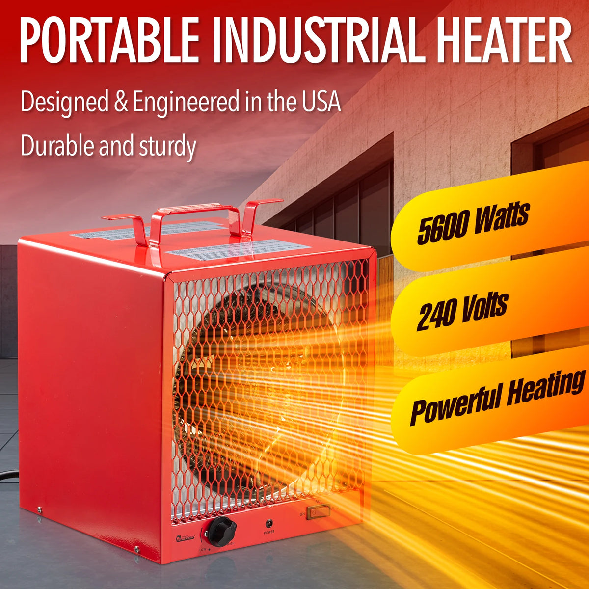 Dr. Infrared Heater DR-988 | 5600W 240V / 19,000 BTU/hr