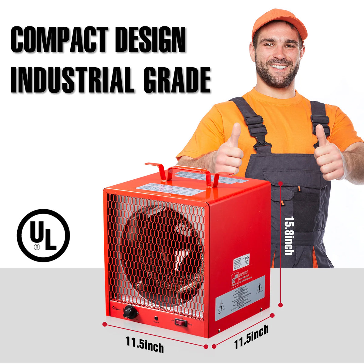 Dr. Infrared Heater DR-988 | 5600W 240V / 19,000 BTU/hr