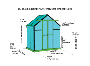Printable spec sheet with steel base