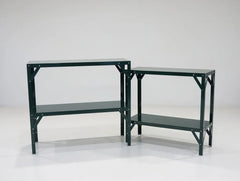 Powder Coated Steel Two Tier Staging Table Grandio Greenhouses