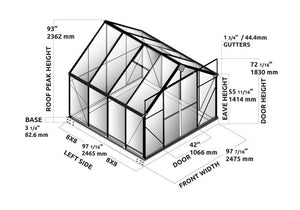 Printable spec sheet with steel base