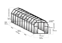 Grandio Elite 8x20 Grandio Greenhouses