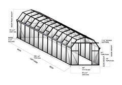 Grandio Elite 8x24 Grandio Greenhouses